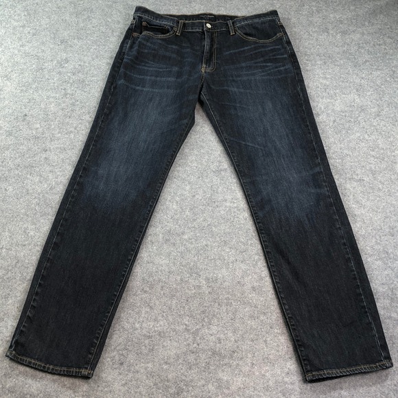 Lucky Brand Other - Lucky Brand Men's Straight-Leg Dark Wash Jeans
